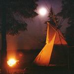 Tepee in Moonlight